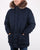 Marshall Artist Detachable Fur Hooded Parka Navy