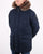 Marshall Artist Detachable Fur Hooded Parka Navy
