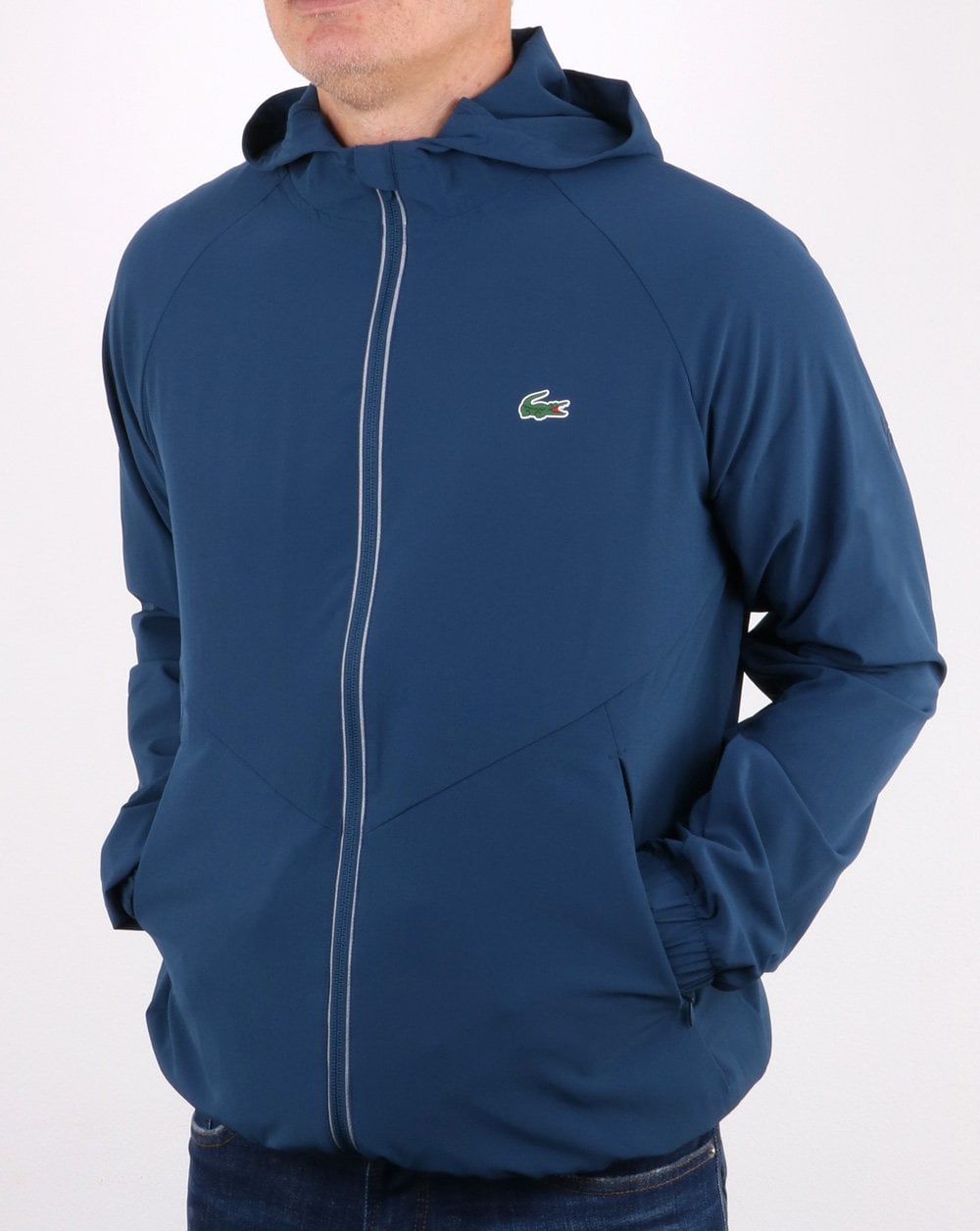Lacoste Sport Performance Jacke mit Kapuze Azurit/Schwarz