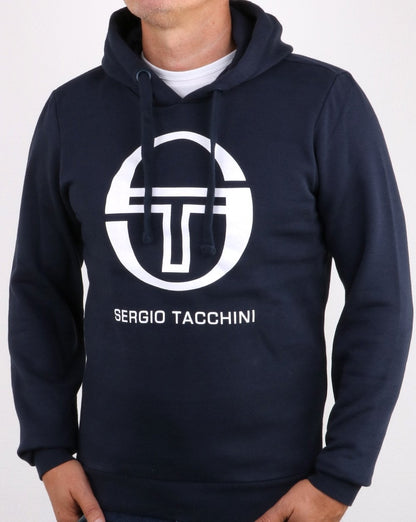 Sergio Tacchini LOGO Hoody Marine/Weiß