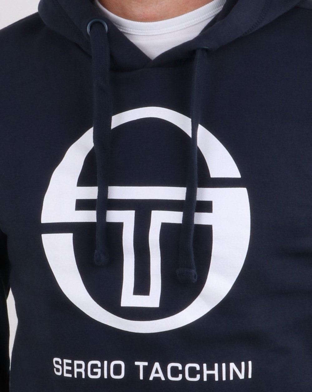 Sergio Tacchini LOGO Hoody Marine/Weiß