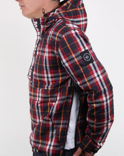 Marshall Artist Ripstock Half Zip Jacke Multicheck