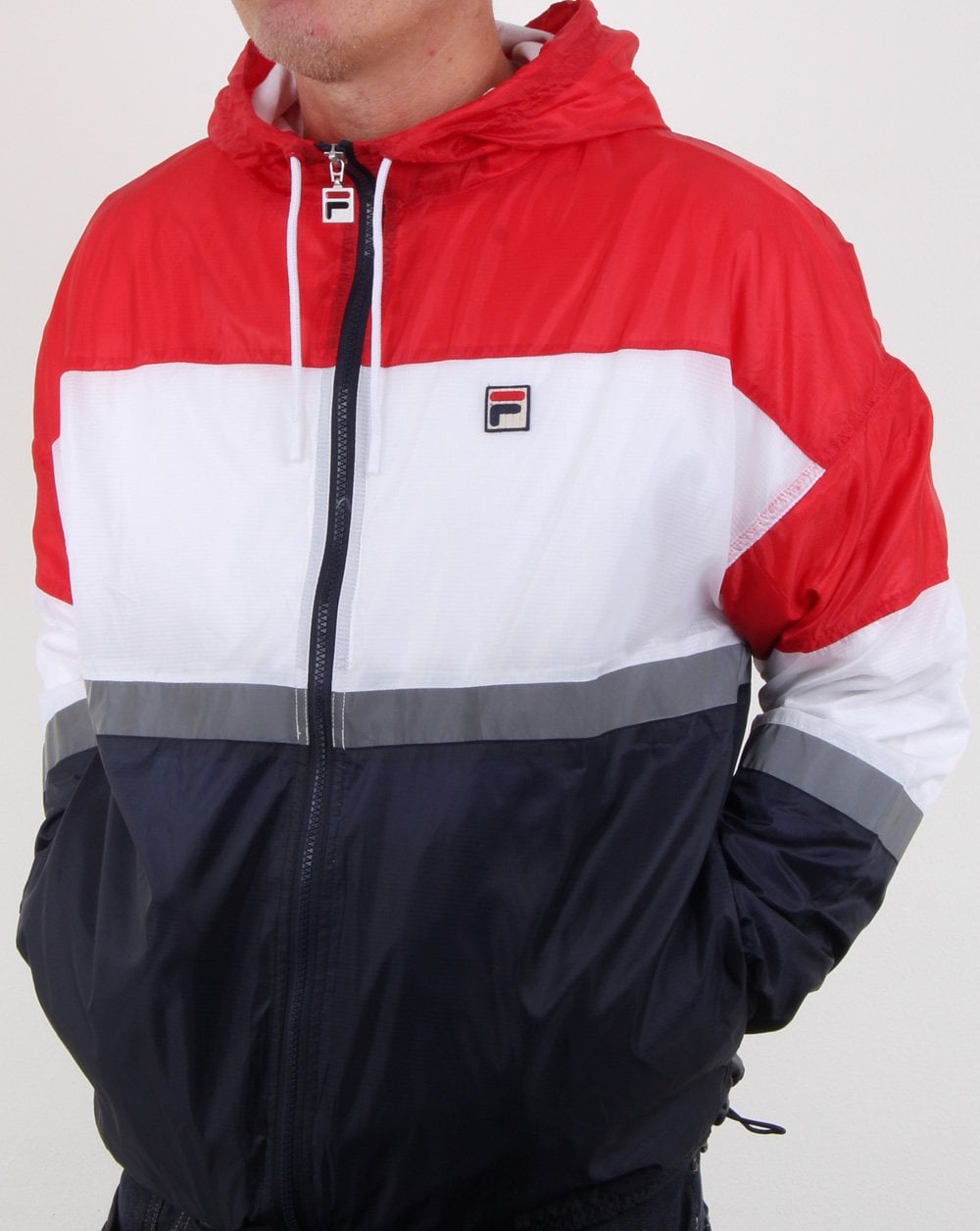 Fila Vintage Cedric Rain Jacket Red/navy/white
