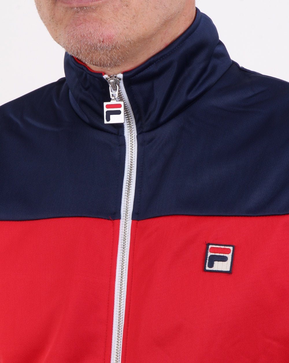 Fila Vintage Sterling Track Top Navy/red/white