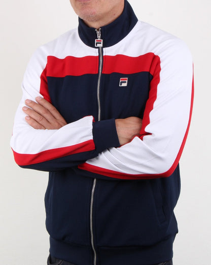 Fila Vintage Fila Colours Trainingsjacke Marineblau/Rot/Weiß