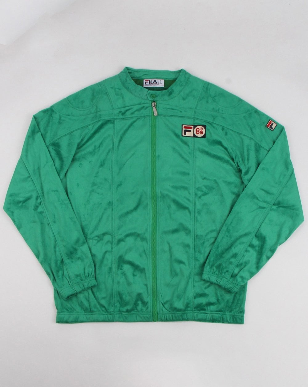 Fila Vintage – Terrinda Mk3 Pro – Trainingsjacke mit Badge in Grün