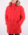 Lyle And Scott Detachable Fur fleece Lined Parka Red