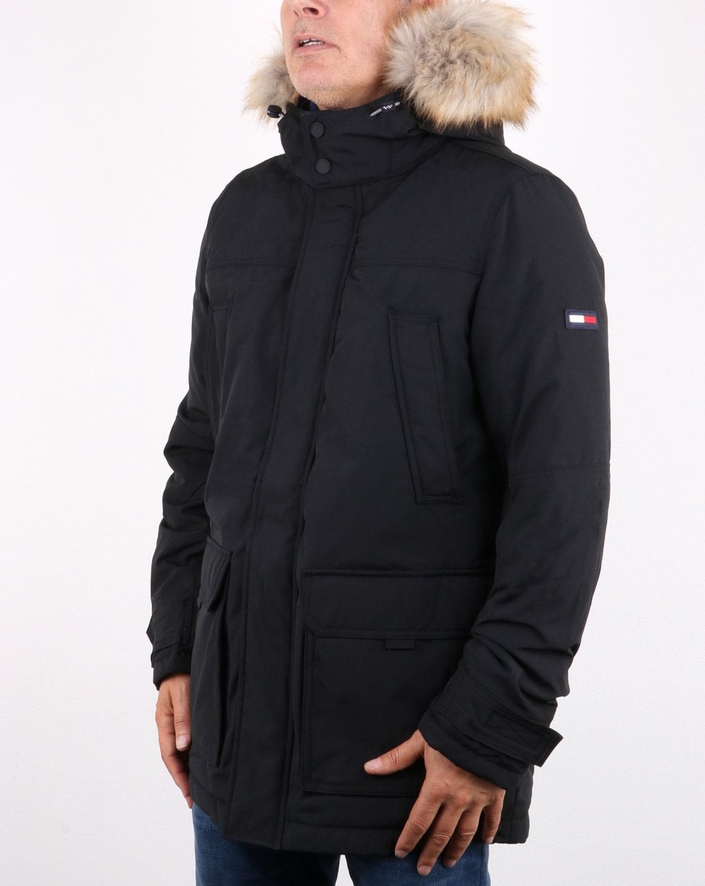 Tommy Hilfiger Technischer Parka Tommy Black