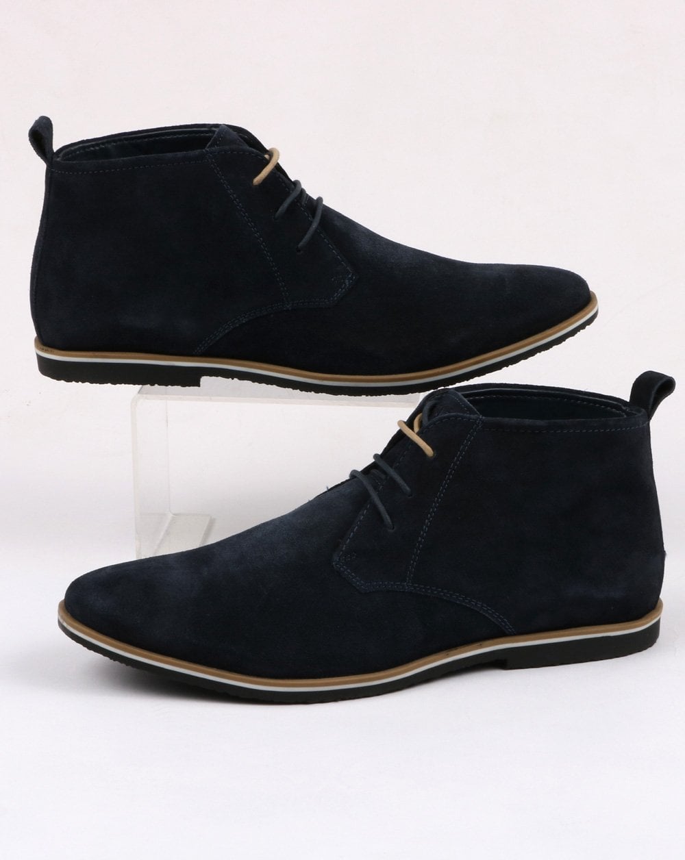 80er Casual Classics Desert Boots Marineblau