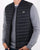 Lacoste Contrast Lining Quilted Vest Black