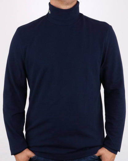 Lacoste Rollkragenpullover Marineblau