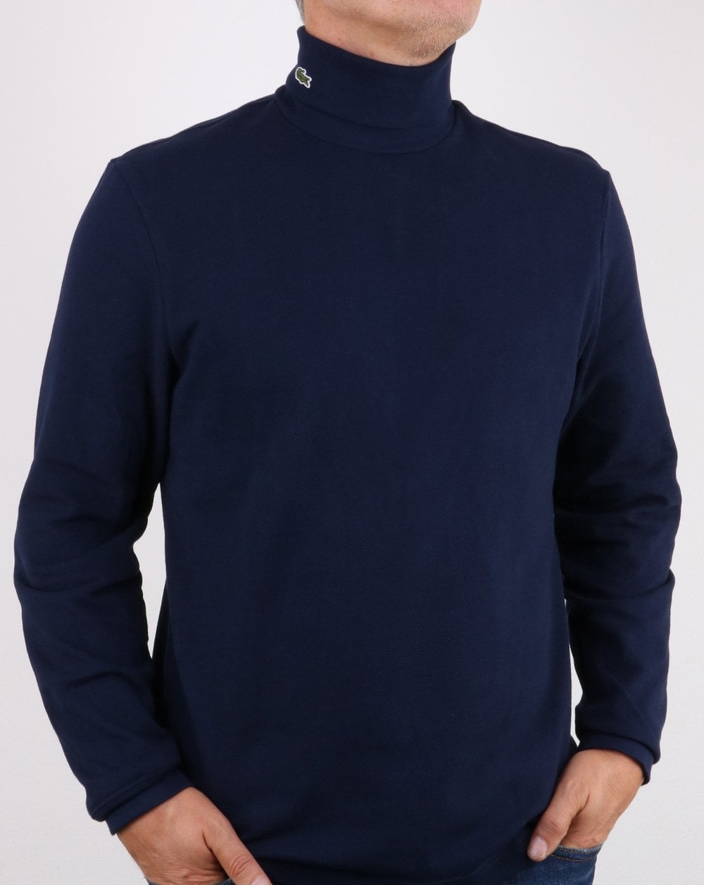 Lacoste Rollkragenpullover Marineblau