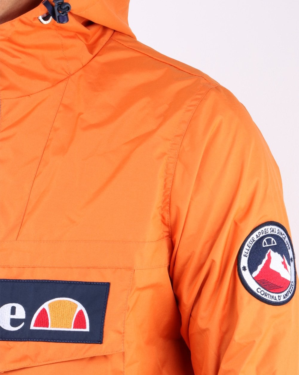 Ellesse – Überziehjacke mit Viertelreißverschluss, Orange