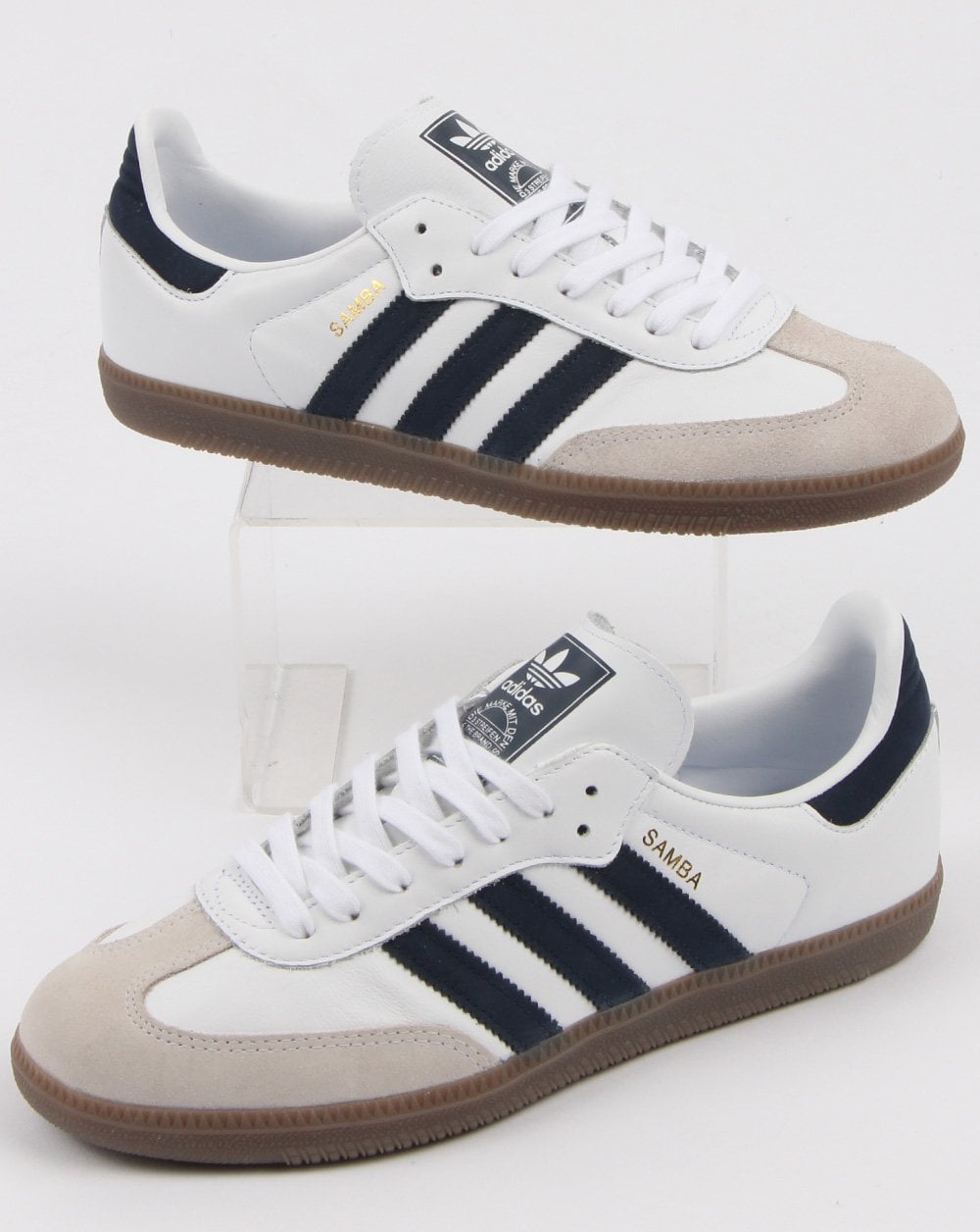 Adidas Samba Og Trainer Weiß/Marine