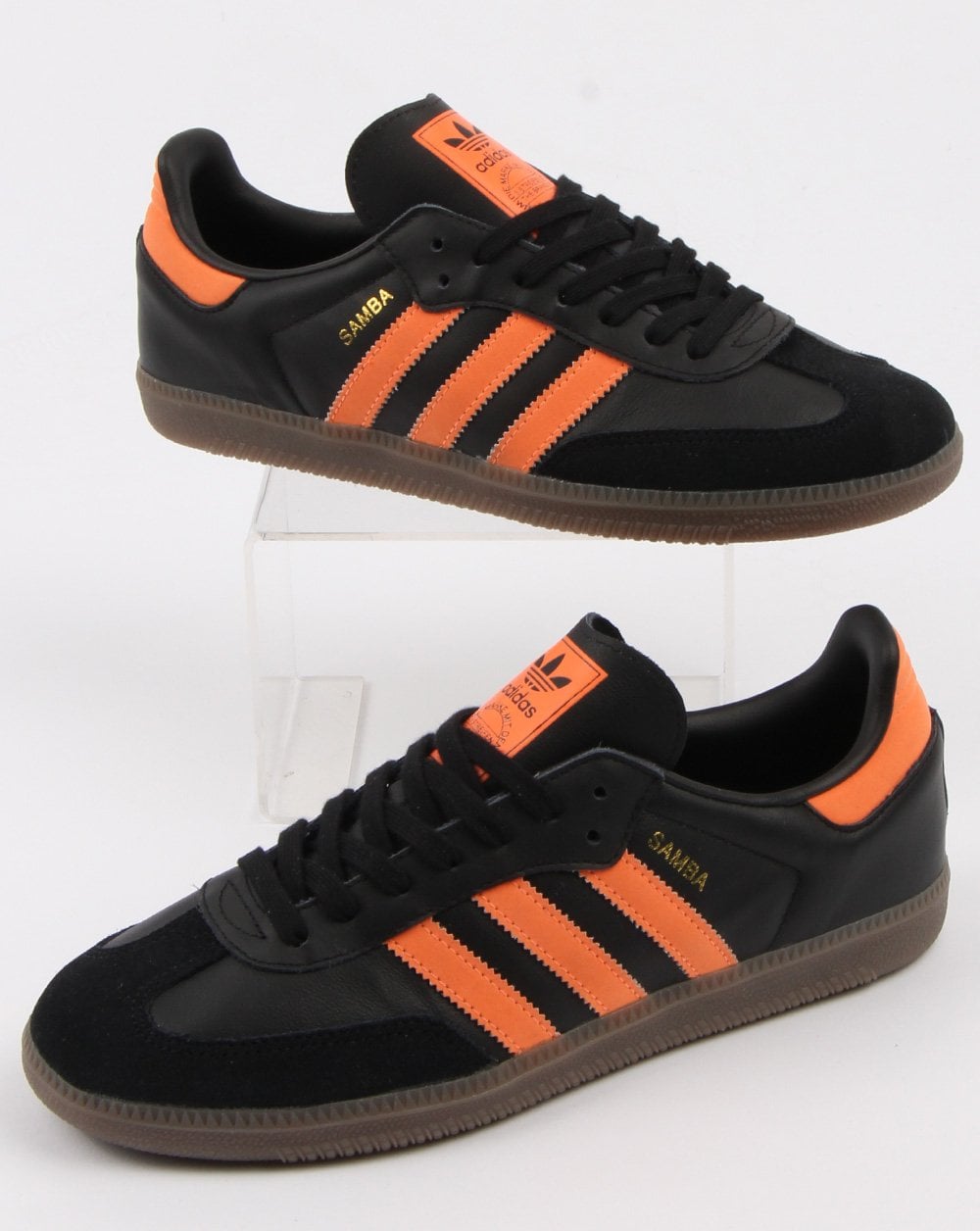Adidas Samba Og Trainer Schwarz/Orange
