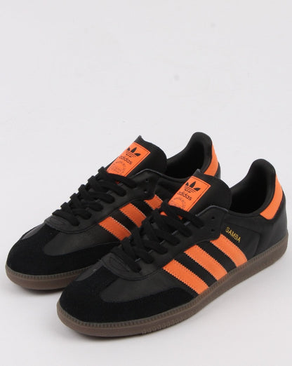 Adidas Samba Og Trainer Schwarz/Orange