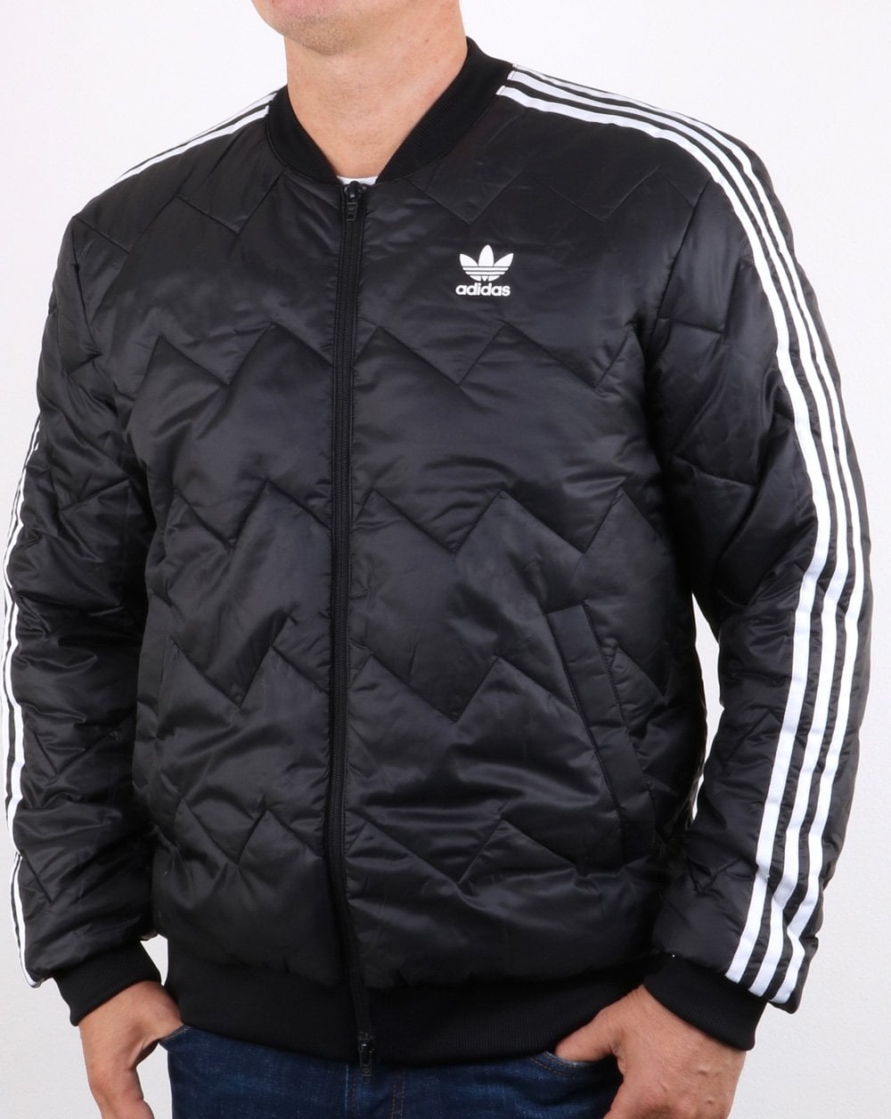 Adidas Originals SST Steppjacke Schwarz