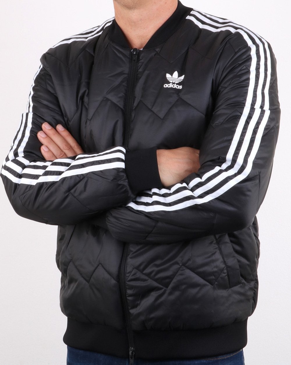 Adidas Originals SST Steppjacke Schwarz