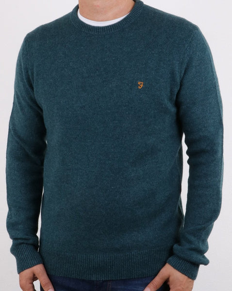 Farah Rosecroft Jumper Dark Teal