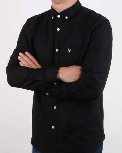 Lyle And Scott Oxford-Hemd True Black