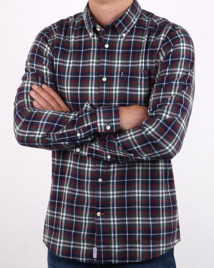 Barbour – Endsleigh Racing – Grünes Karohemd