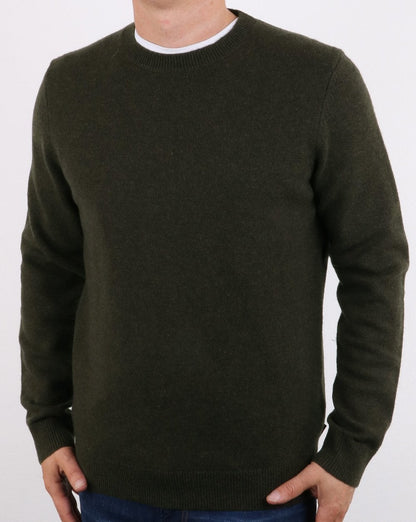 Aquascutum Lance Lammwollpullover Militärgrün