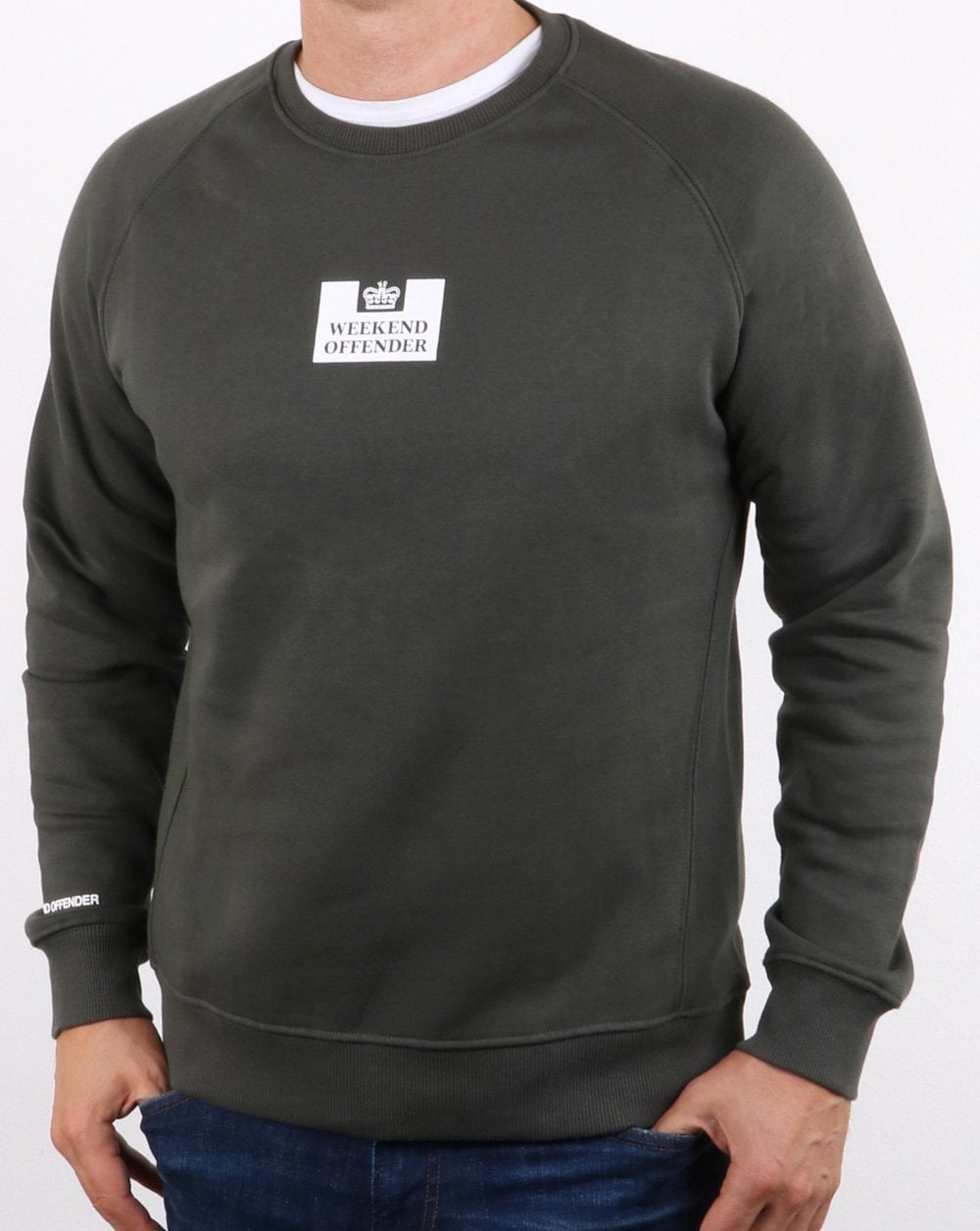 Weekend Offender Saddler Sweatshirt Fichte