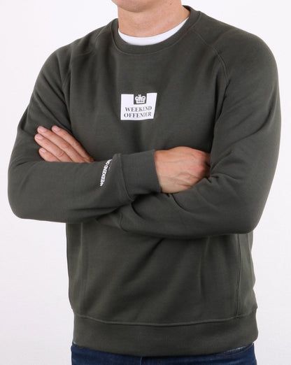 Weekend Offender Saddler Sweatshirt Fichte
