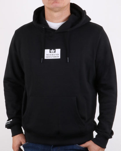 Weekend Offender Tunney Kapuzenpullover Schwarz