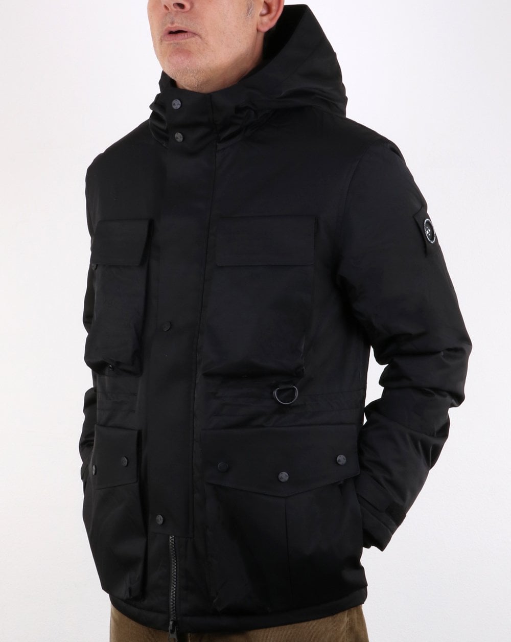 Marshall Artist Classic 4 Pocket Parka Schwarz