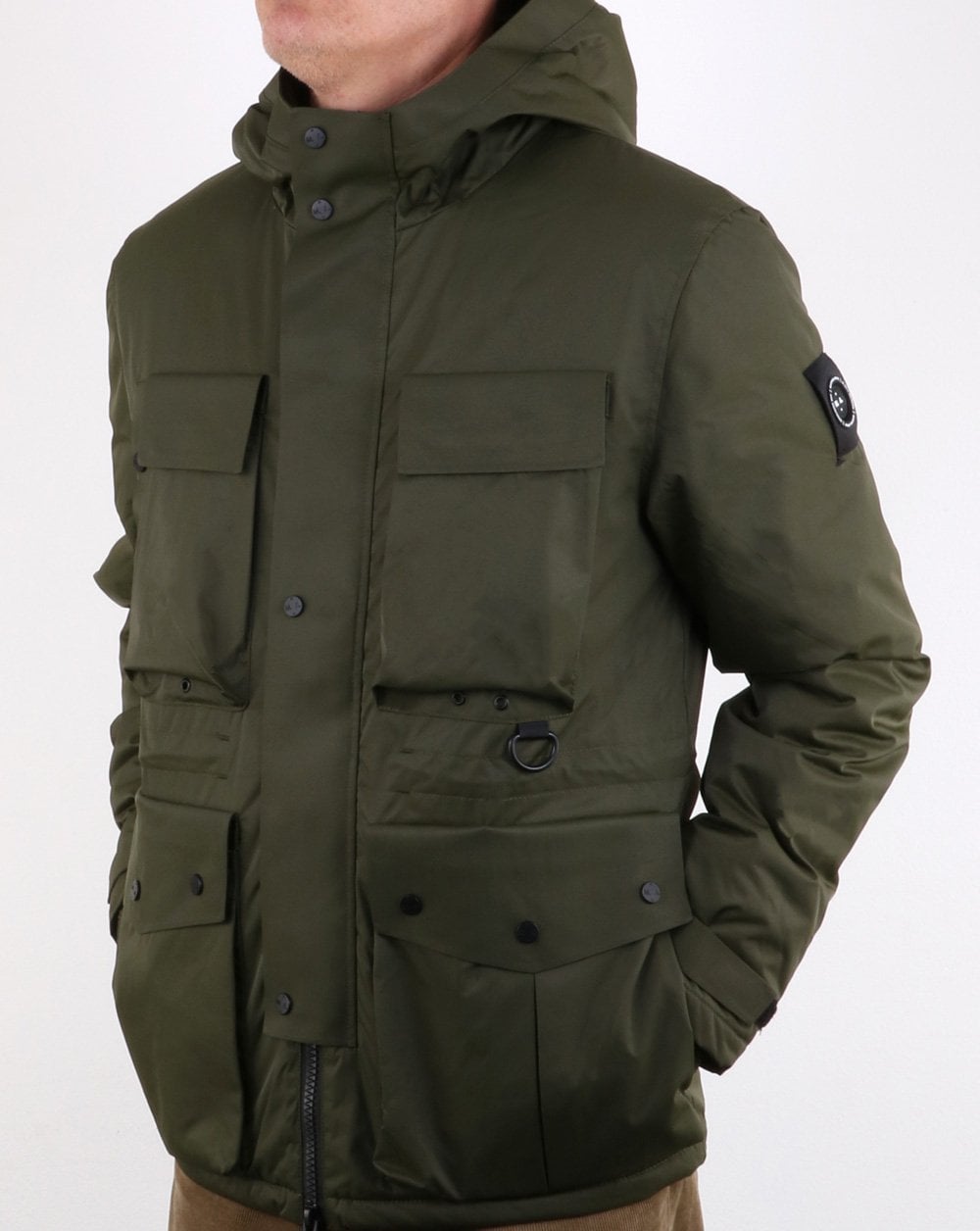 Marshall Artist Classic 4 Pocket Parka Khaki
