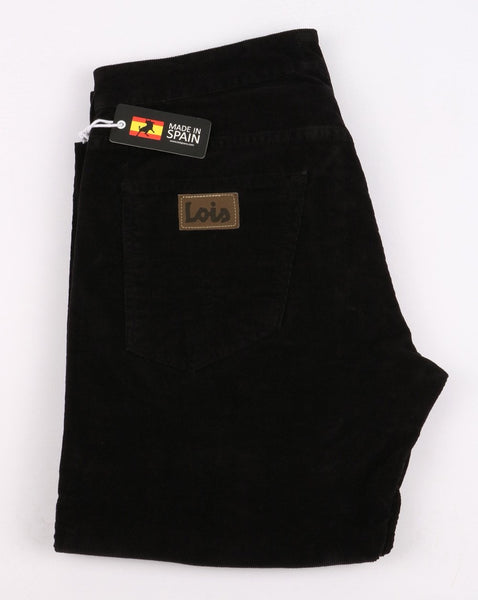 Lois Marvin Straight Needle Cords Black