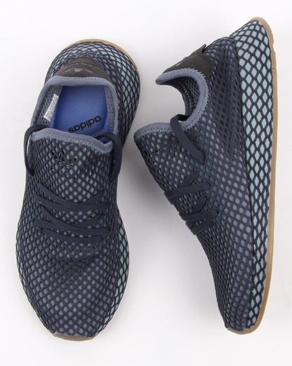 Adidas Deerupt Runner Sneakers Dunkelblau/Aschblau