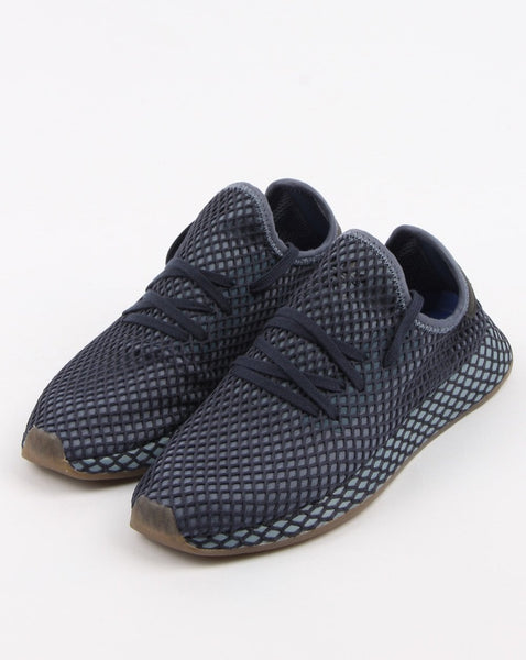 Adidas Deerupt Runner Trainers Dark Blue/ash Blue
