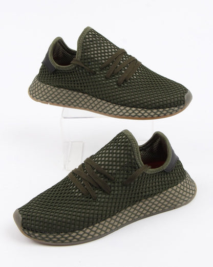 Adidas Deerupt Runner Trainers Base Grün/Orange