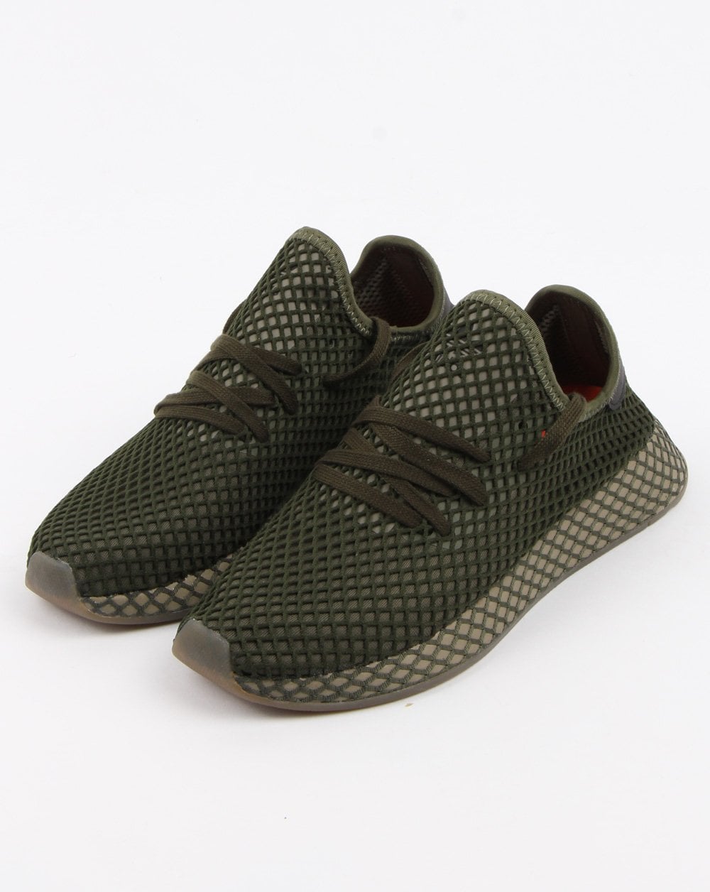 Adidas Deerupt Runner Trainers Base Green/orange