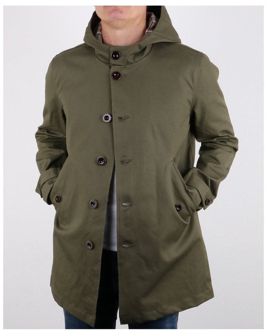 Pretty Green Pretty Green Millfield Jacke Khaki