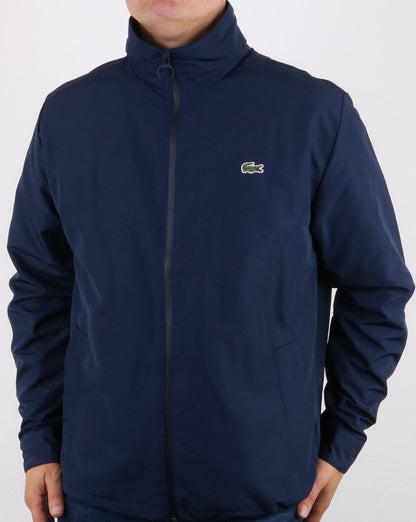 Lacoste Jacke mit verdeckter Kapuze, Marineblau