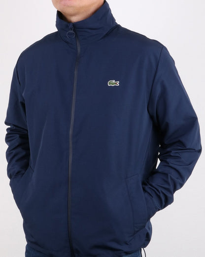 Lacoste Jacke mit verdeckter Kapuze, Marineblau