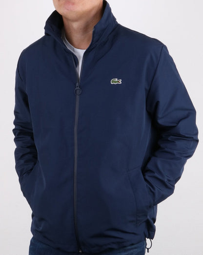 Lacoste Jacke mit verdeckter Kapuze, Marineblau