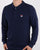 Fila Vintage Long Sleeve Polo Shirt Navy