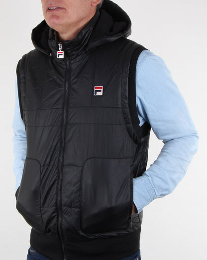 Fila Vintage Racer Weste Schwarz