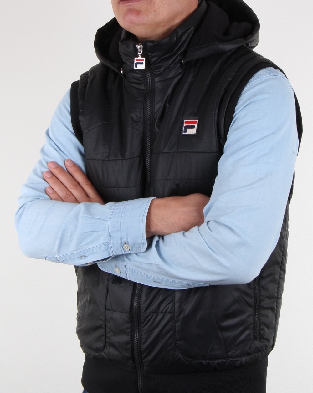 Fila Vintage Racer Weste Schwarz