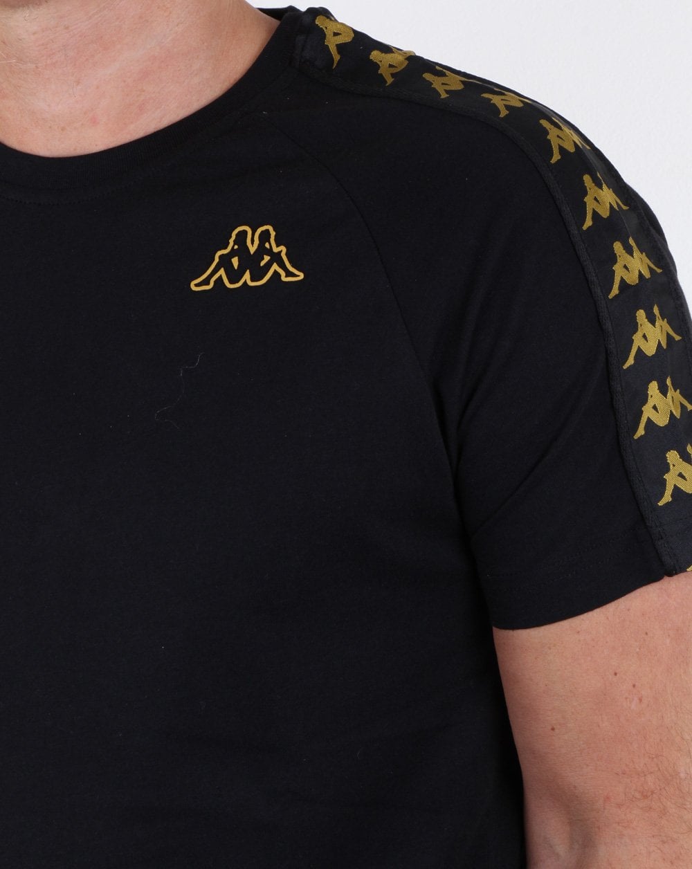Kappa Banda Coen T-Shirt Schwarz/Gold