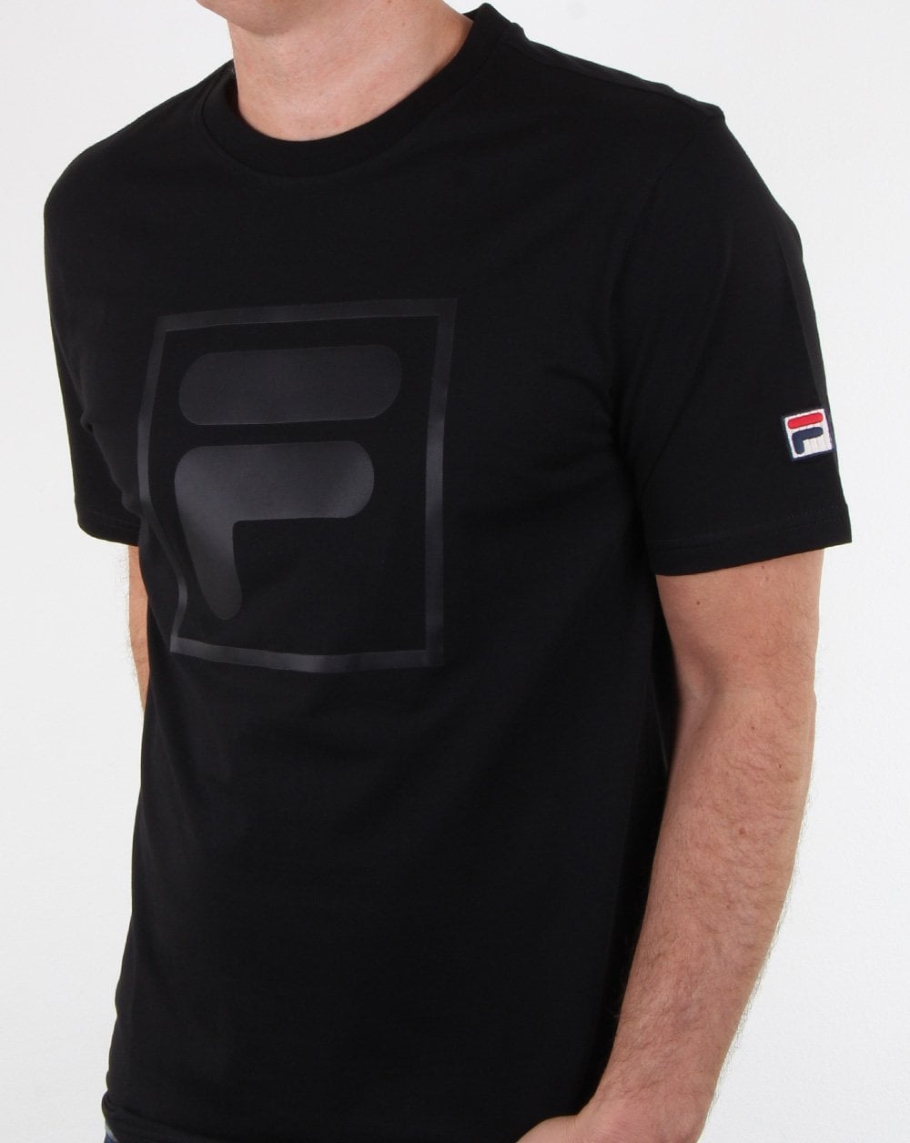 Fila Vintage Alexis F Box T-Shirt Schwarz