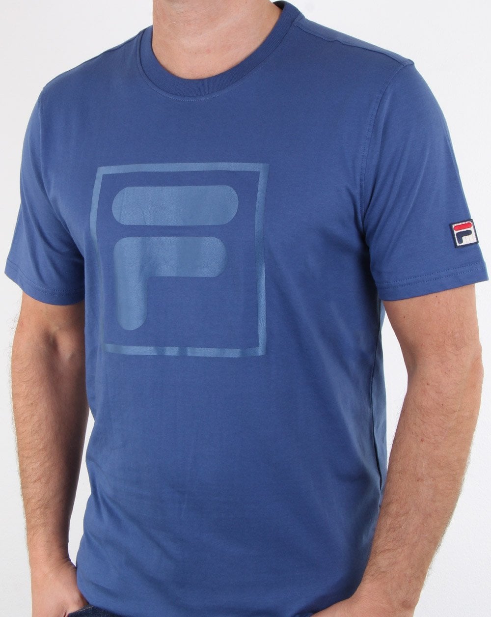Fila Vintage Alexis F Box T-Shirt, Marineblau