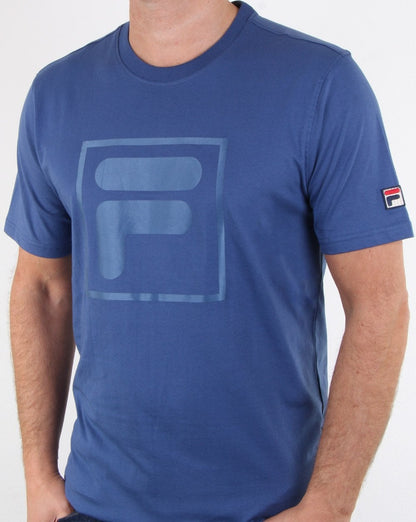 Fila Vintage Alexis F Box T-Shirt, Marineblau