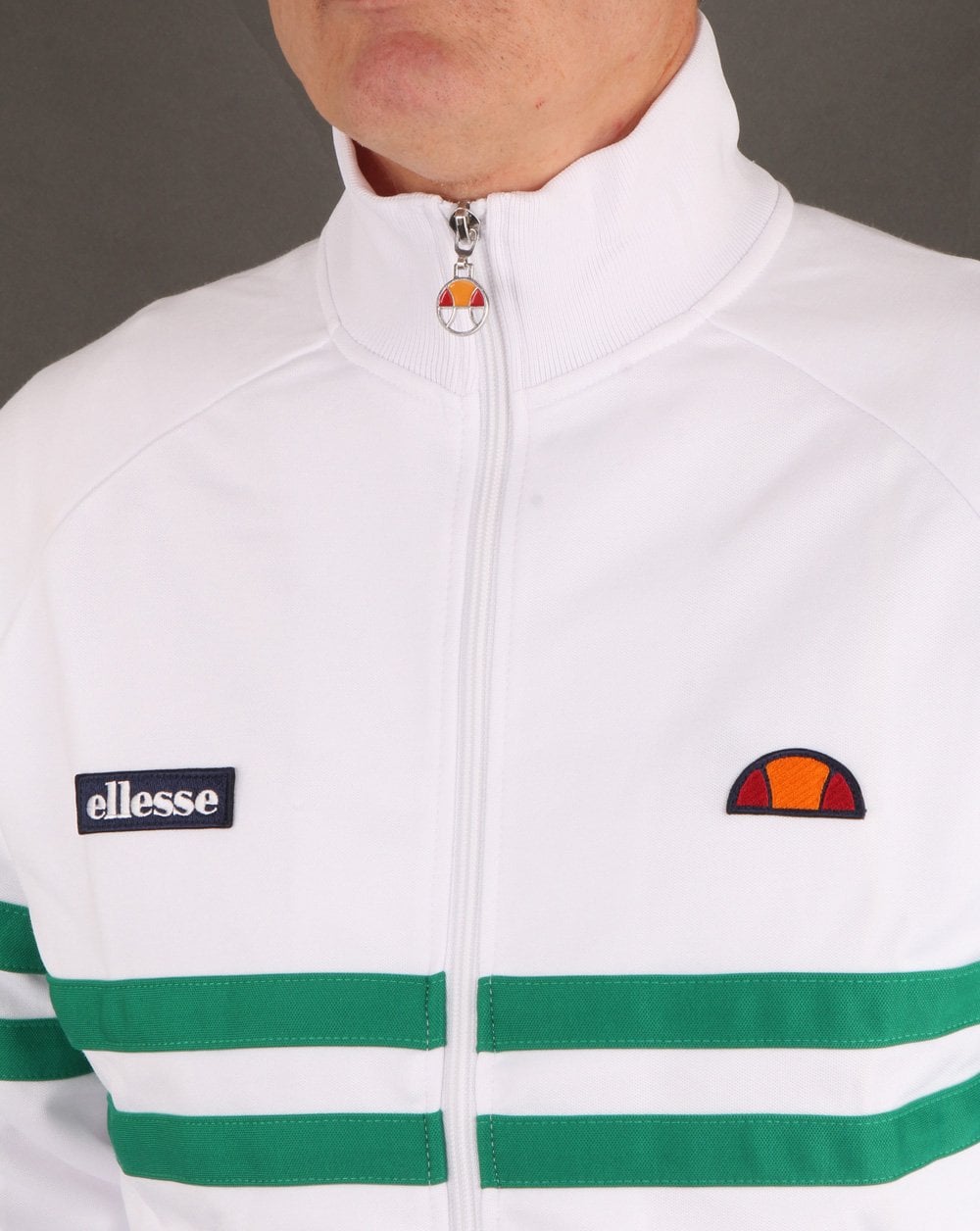 Ellesse Rimini Trainingsjacke Weiß/Grün