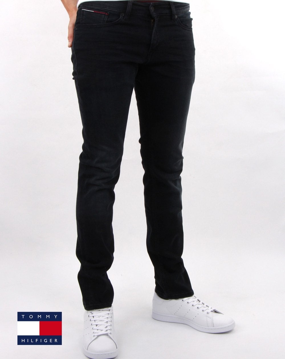Tommy Hilfiger Slim Scanton Jeans Dynamisches Schwarz