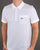 Lacoste Contrast Collar Polo Shirt White and Navy